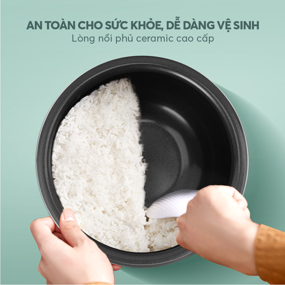 Nồi cơm điện nắp gài Elmich RCE9257 - Hàng chính hãng