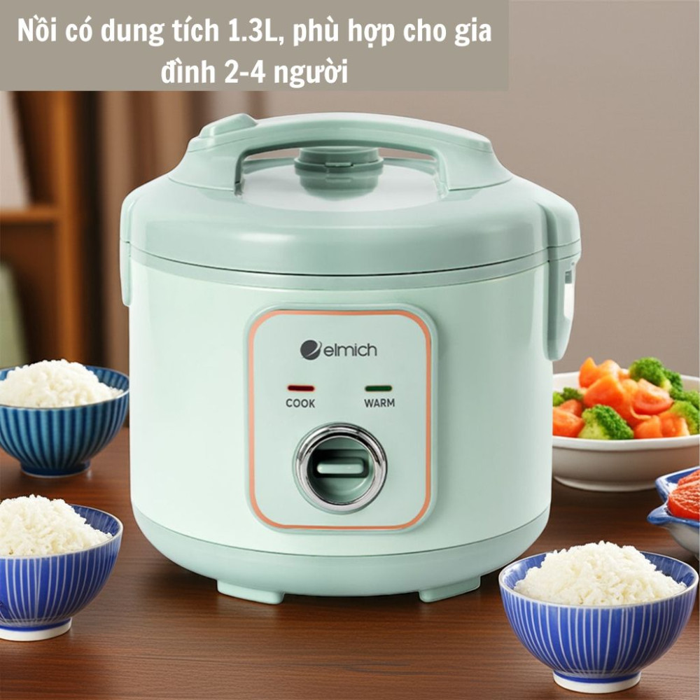 Nồi cơm điện nắp gài Elmich RCE9257 - Hàng chính hãng