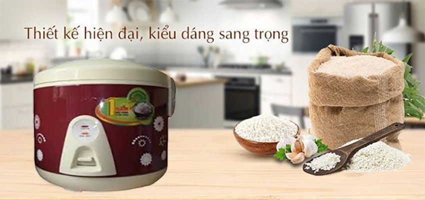 Nồi cơm điện nắp gài Fujika FJ-NC1805 - Hàng chính hãng