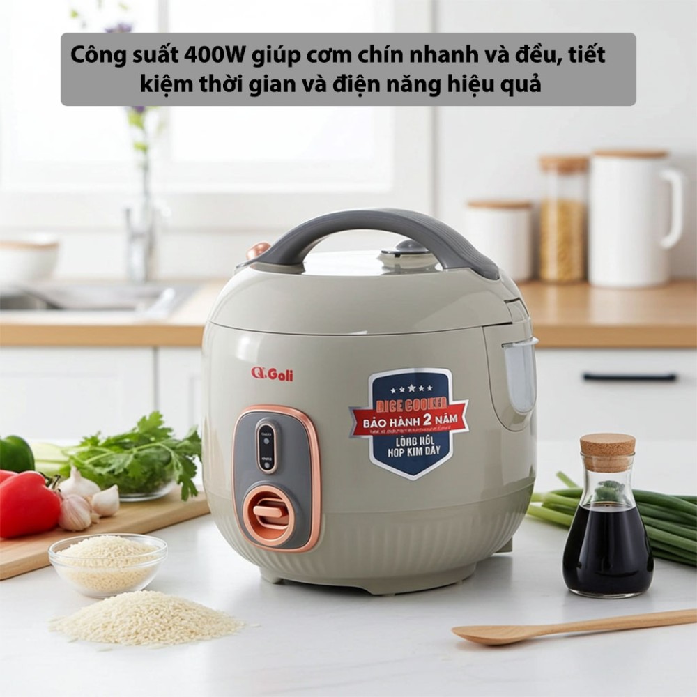 Nồi cơm điện nắp gài Gali GL-1710B - Hàng chính hãng