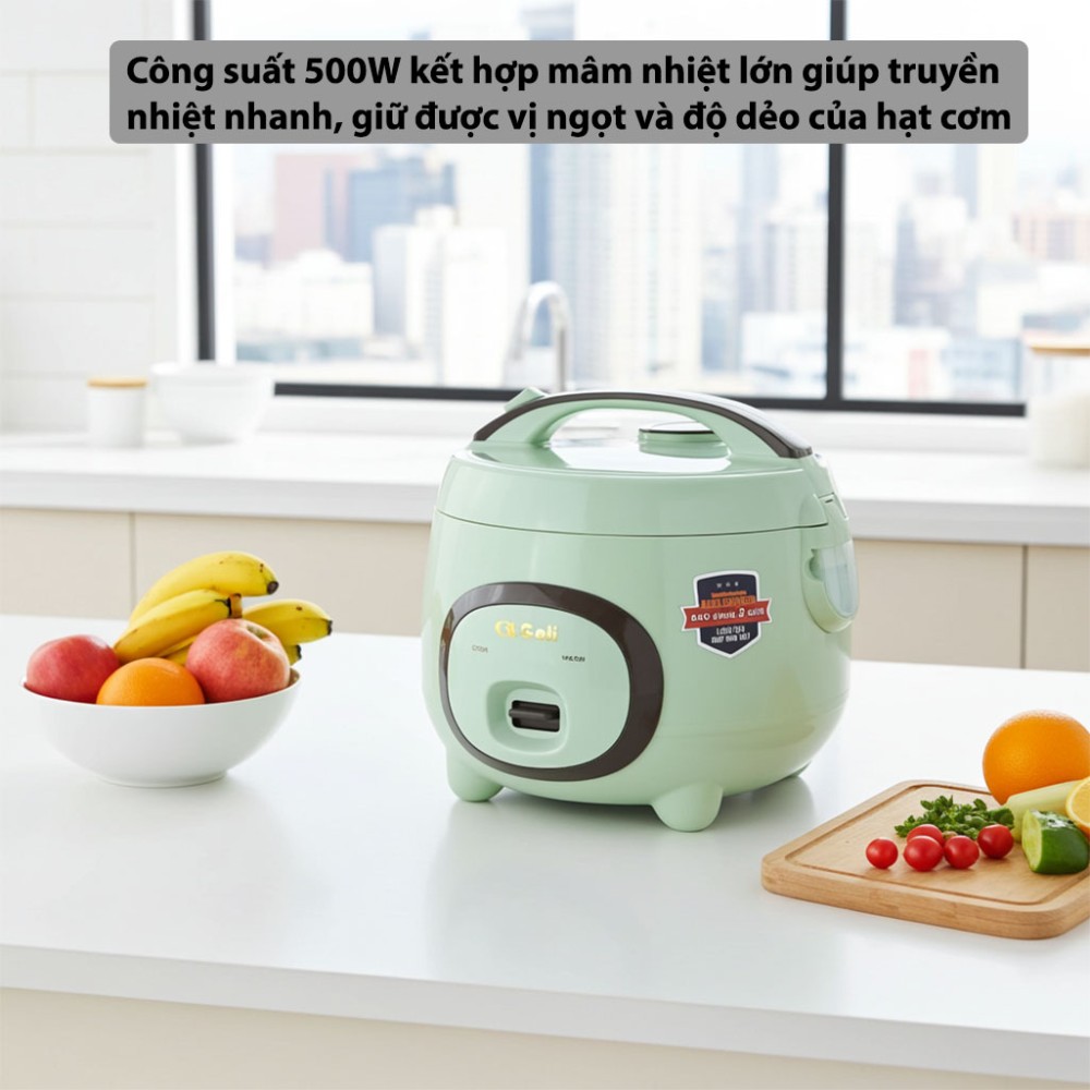 Nồi cơm điện nắp gài Gali GL-1712B - Hàng chính hãng
