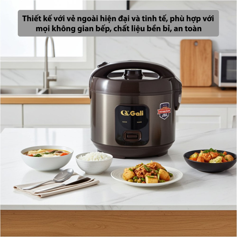Nồi cơm điện nắp gài Gali GL-1718N - Hàng chính hãng
