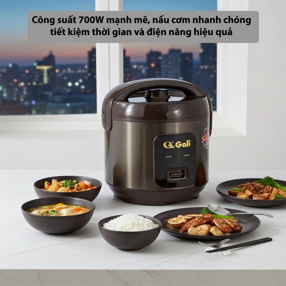 Nồi cơm điện nắp gài Gali GL-1718N - Hàng chính hãng
