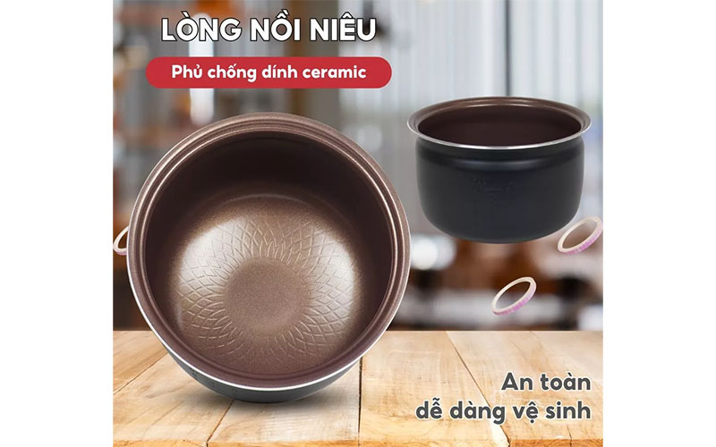 Nồi cơm điện nắp gài Hasuka HSK-833 - Hàng chính hãng