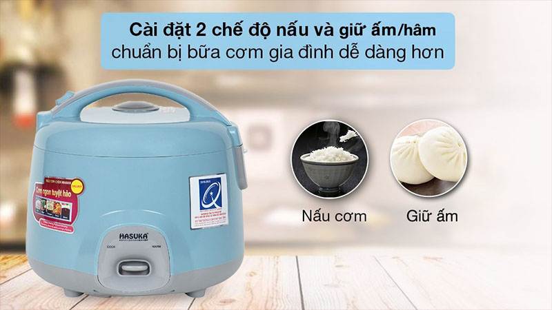 Nồi cơm điện nắp gài Hasuki HSK-883 - Hàng chính hãng