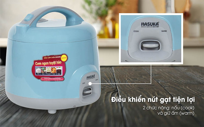Nồi cơm điện nắp gài Hasuki HSK-883 - Hàng chính hãng