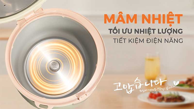 Mâm nhiệt của Nồi cơm điện nắp gài Hawonkoo RCH-154-GE/CE