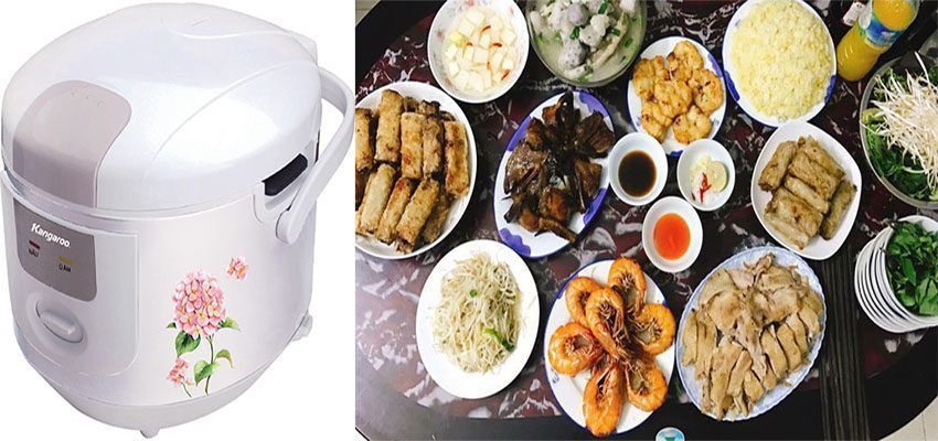 Nồi cơm điện nắp gài Kangaroo KG11H - Hàng chính hãng