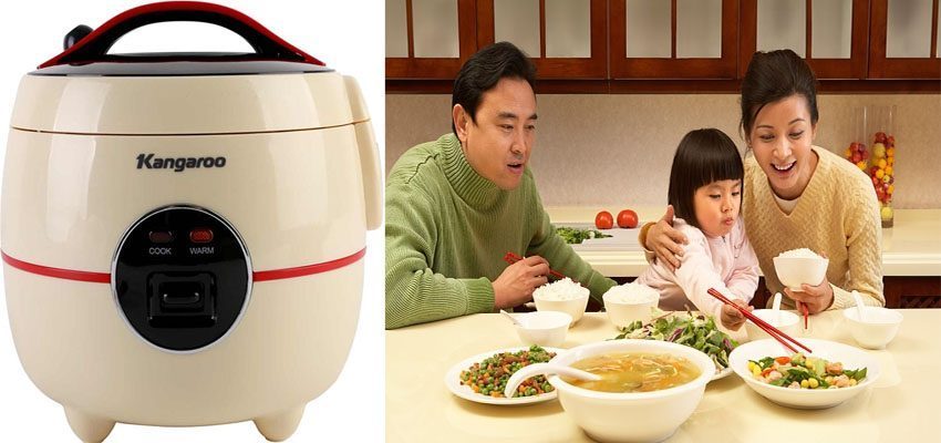Nồi cơm điện nắp gài Kangaroo KG823 - Hàng chính hãng