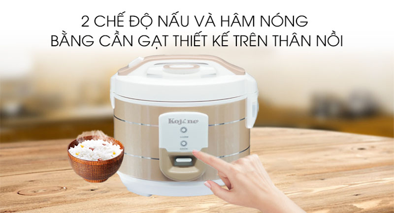Nồi cơm điện nắp gài Kojine KJ-8122 - Hàng chính hãng