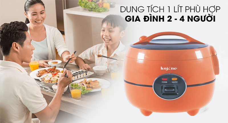 Dung tích của Nồi cơm điện Kojine KJ-8208
