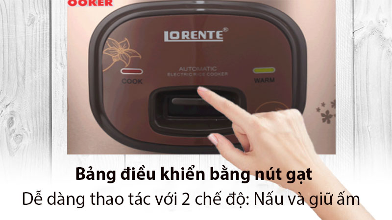 Nồi cơm điện nắp gài Lorente LT-8030 - Hàng chính hãng
