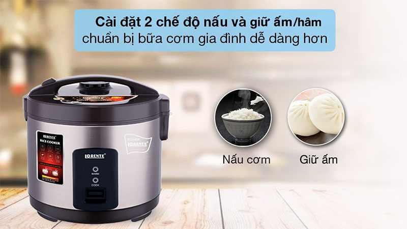 Nồi cơm điện nắp gài Lorente LT-8280 - Hàng chính hãng