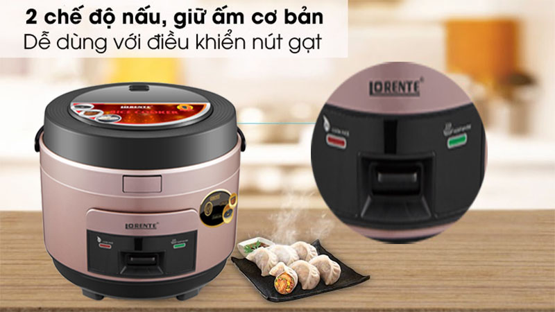 Nồi cơm điện nắp gài Lorente LT-8689 - Hàng chính hãng