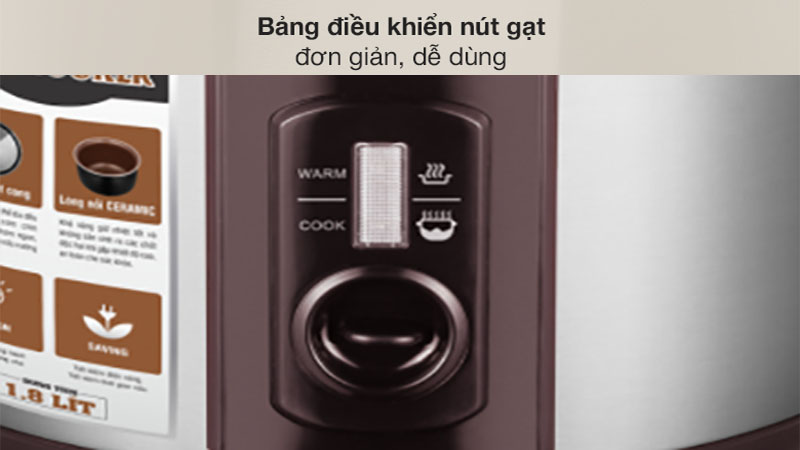 Nồi cơm điện nắp gài Lorente LT-893 - Hàng chính hãng