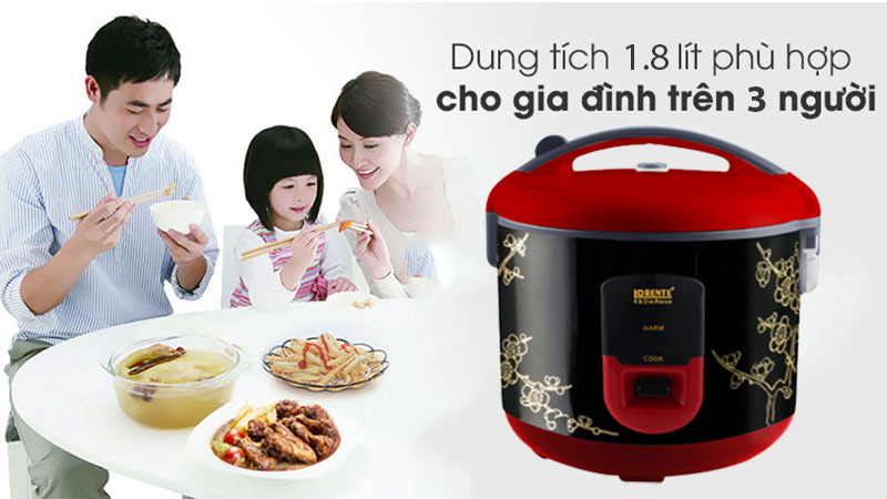 Nồi cơm điện nắp gài Lorente LT-895 - Hàng chính hãng