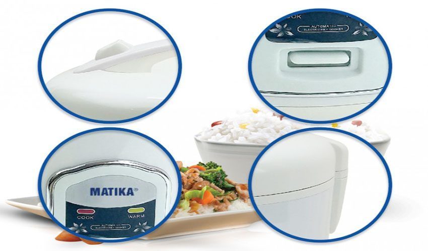 Nồi cơm điện nắp gài Matika MTK-RC1812 - Hàng chính hãng