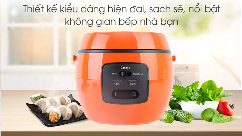 Nồi cơm điện Midea MR-CM07NB/NA - Hàng chính hãng