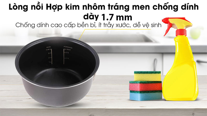 Nồi cơm điện Midea MR-CM07NB/NA - Hàng chính hãng