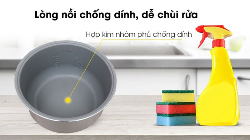 Nồi cơm điện nắp gài Midea MR-CM1531 - Hàng chính hãng