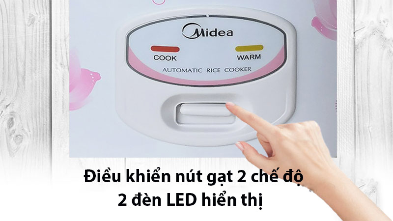 Nồi cơm điện nắp gài Midea MR-CM1531 - Hàng chính hãng