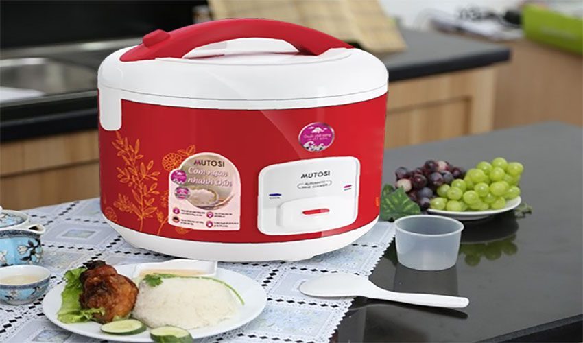 Nồi cơm điện nắp gài Mutosi MR16R - Hàng chính hãng