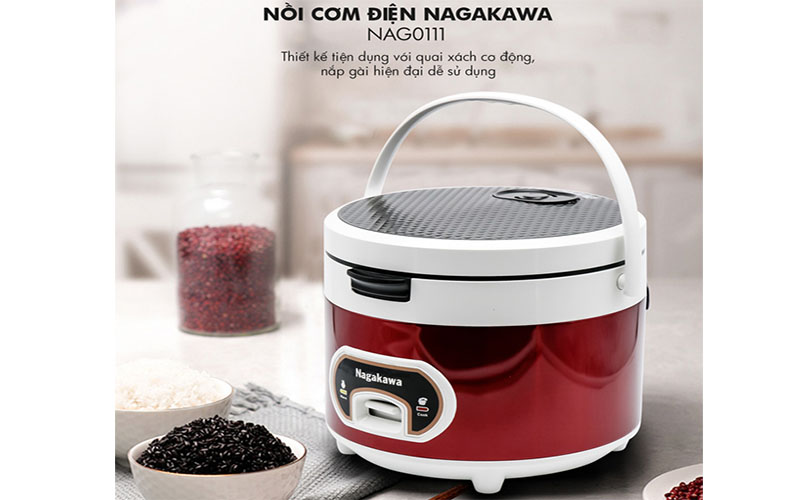 Nồi cơm điện nắp gài Nagakawa NAG0111 - Hàng chính hãng