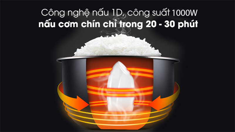 Nồi cơm điện nắp gài Osako OCD-202 - Hàng chính hãng