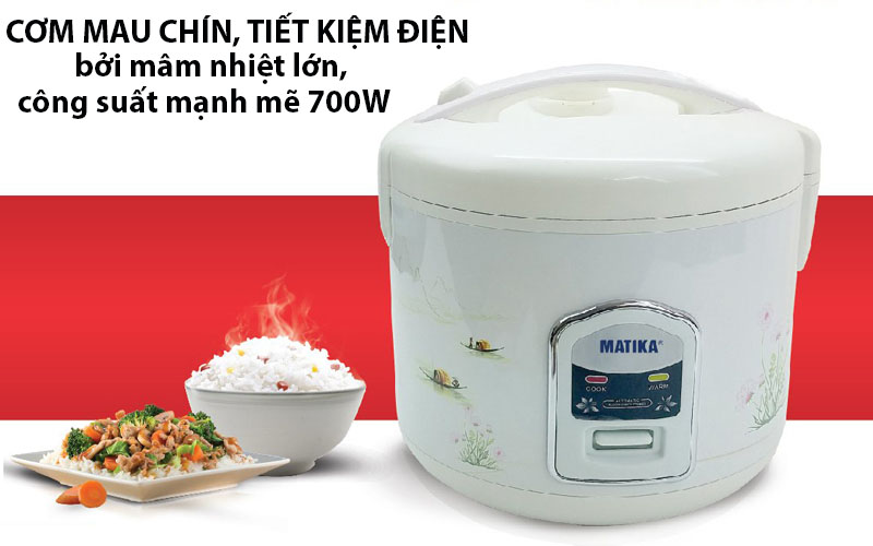Nồi cơm điện nắp gài Povena PVN-1820 - Hàng chính hãng