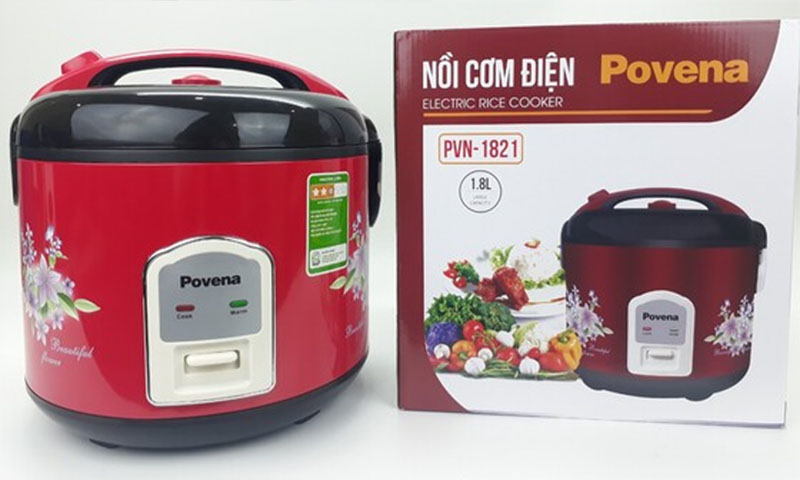Nồi cơm điện nắp gài Poneva PVN-1821 - Hàng chính hãng