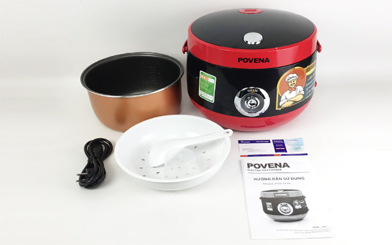 Nồi cơm điện nắp gài Povena PVN-RC1838 - Hàng chính hãng