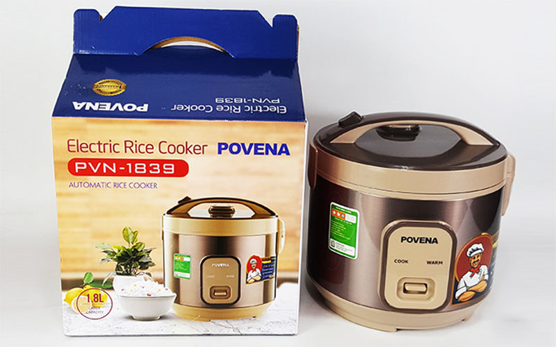 Nồi cơm điện nắp gài Povena PVN-1839 - Hàng chính hãng