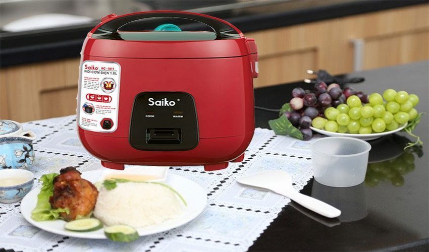 Ứng dụng của Nồi cơm điện nắp gài Saiko RC-1809T