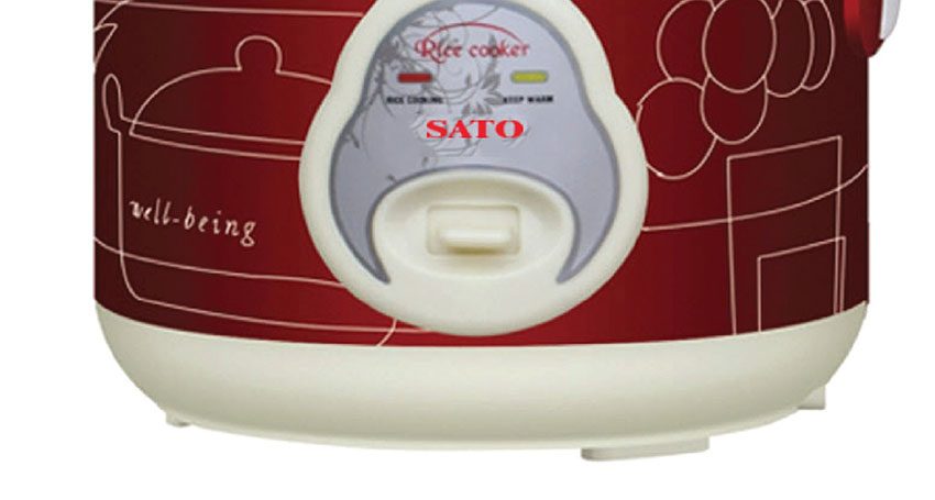 Bảng điều khiển của nồi cơm điện Sato S12-22A