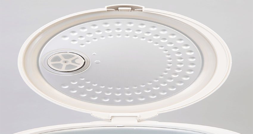 Thiết kế nắp của Nồi cơm điện nắp gài Sharp KS-181TJV-PB