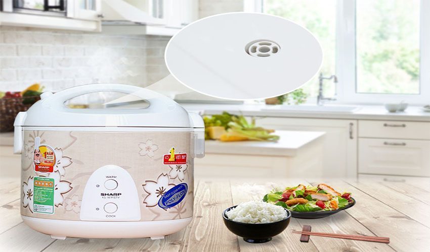 Van xả hơi của Nồi cơm điện nắp gài Sharp KS-N191ETV-SB 