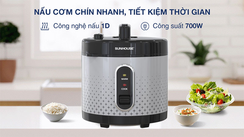 Công suất của Nồi cơm điện nắp gài Sunhouse SHD8624
