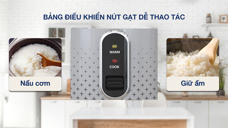 Điều khiển của Nồi cơm điện nắp gài Sunhouse SHD8624