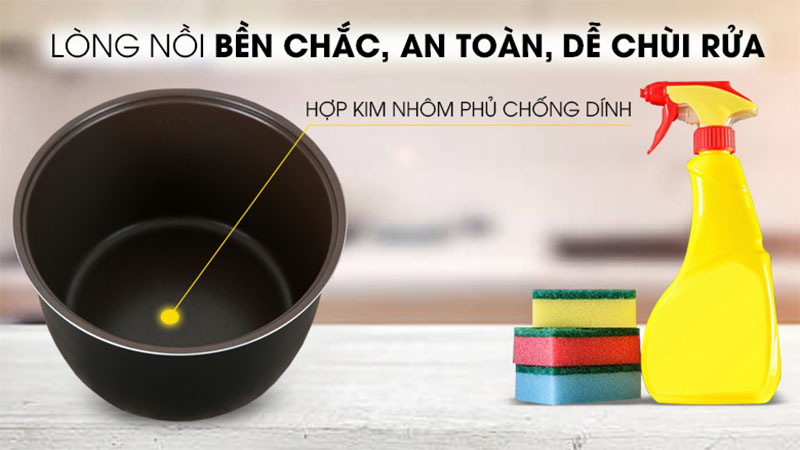 Nồi cơm điện nắp gài Sunhouse SHD8658G/P - Hàng chính hãng