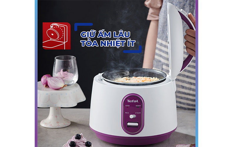 Nồi cơm điện nắp gài Tefal RK224168 - Hàng chính hãng