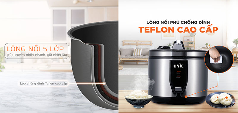 Nồi cơm điện nắp gài Unie UE–625 - Hàng chính hãng