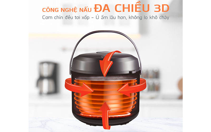 Nồi cơm điện nắp gài Unie UE-626 - Hàng chính hãng