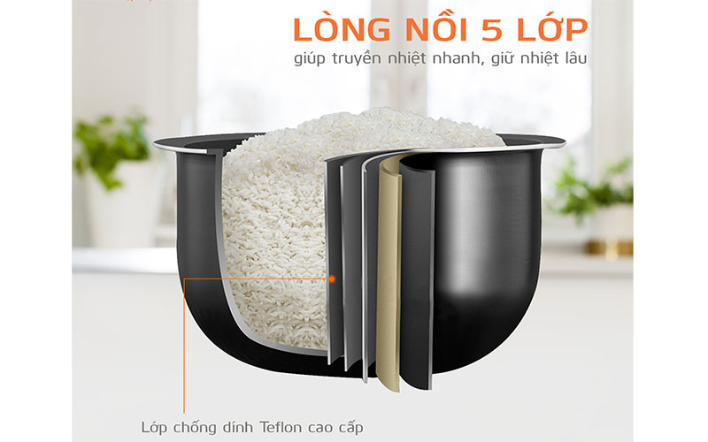 Nồi cơm điện nắp gài Unie UE-626 - Hàng chính hãng