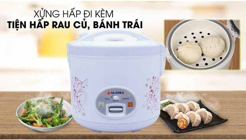 Nồi cơm điện nắp gài Alaska CR-18A - Hàng chính hãng