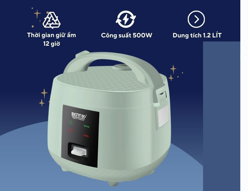 Nồi cơm điện Bennix BN-012HC - Hàng chính hãng