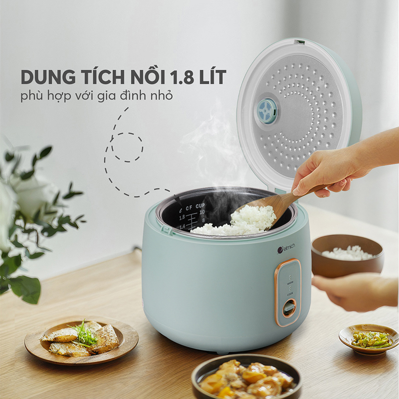 Nồi cơm điện Elmich 1.8L RCE-9127 - Hàng chính hãng