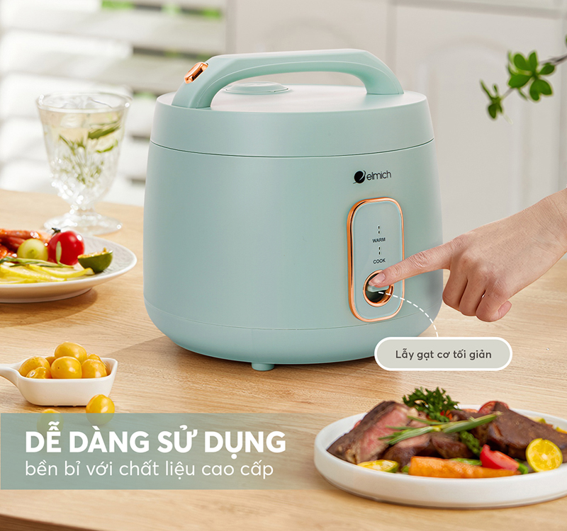 Nồi cơm điện Elmich 1.8L RCE-9127 - Hàng chính hãng