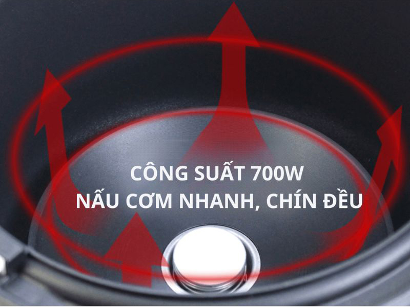 Nồi cơm điện nắp gài Kalpen R7 1.8L - Hàng chính hãng