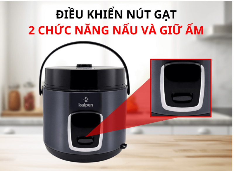 Nồi cơm điện nắp gài Kalpen R7 1.8L - Hàng chính hãng