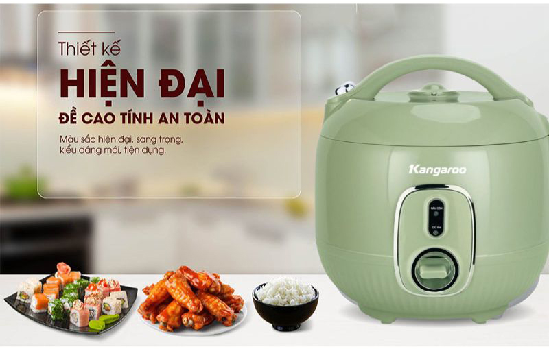 Nồi cơm điện nắp gài Kangaroo KGRC10M1 - Hàng chính hãng